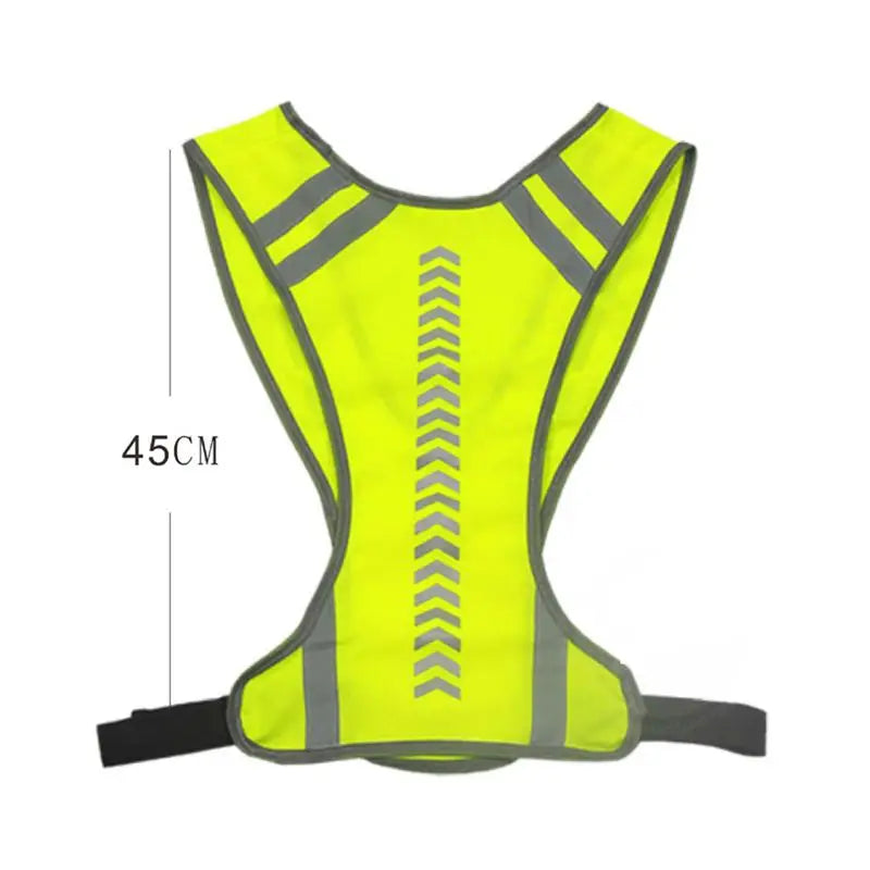Reflective Outdoor Cycling Safety Protective Vest Bike Bicycle Harness Night Running Jogging Vest Men Women