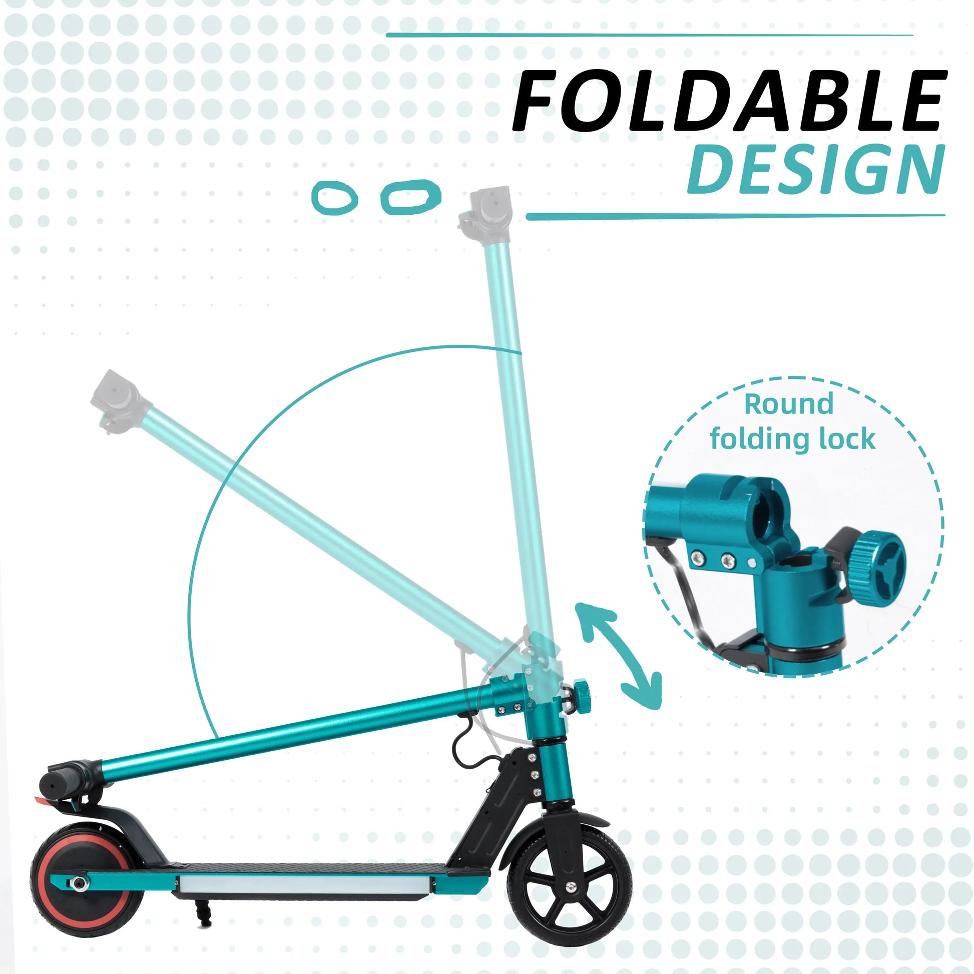 Kids E-scooter Vankel S32 Foldablefor Ages 6-12 12 km/h - Cilla Scooters