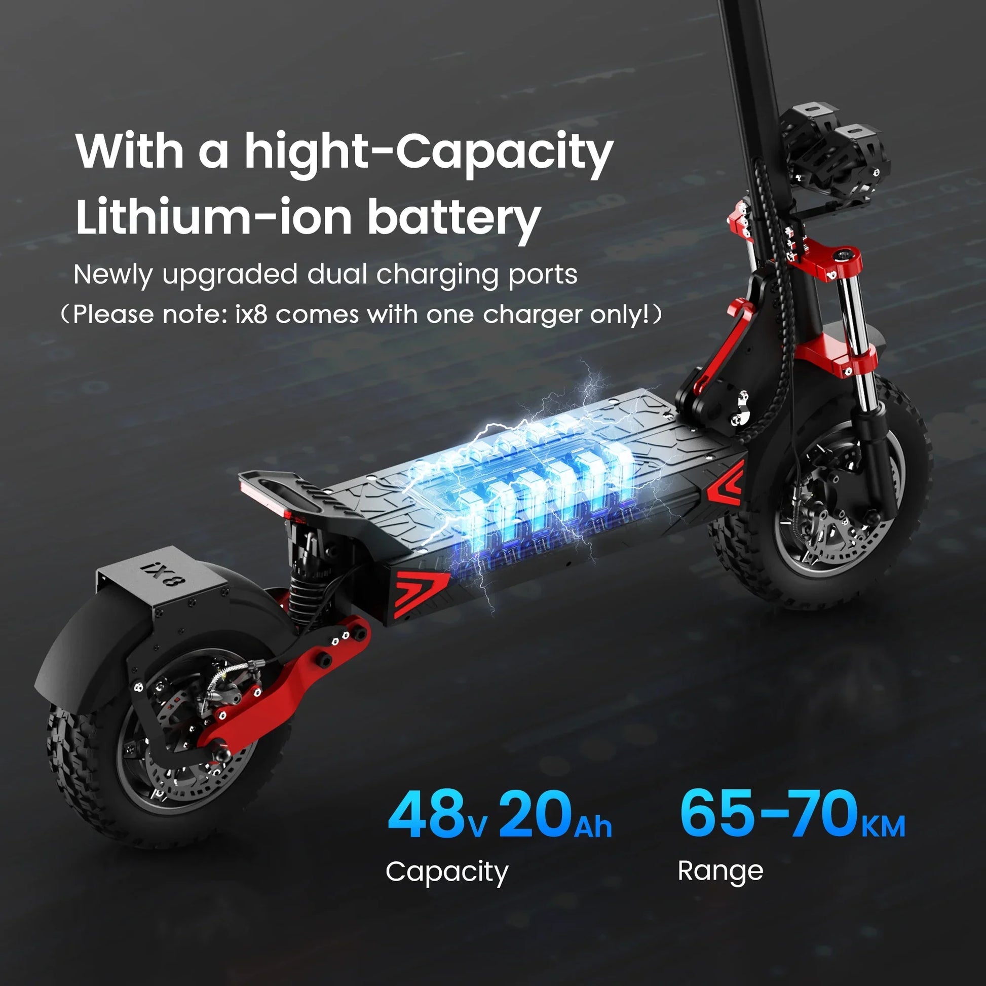 iScooter iX8 Dual Motor 60km/h - Cilla Scooters