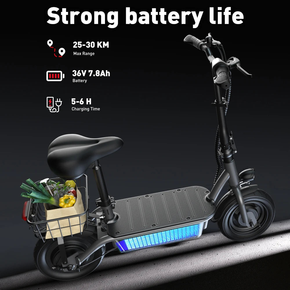 iScooter F2 500W Foldable Scooter 30Km/h - Cilla Scooters