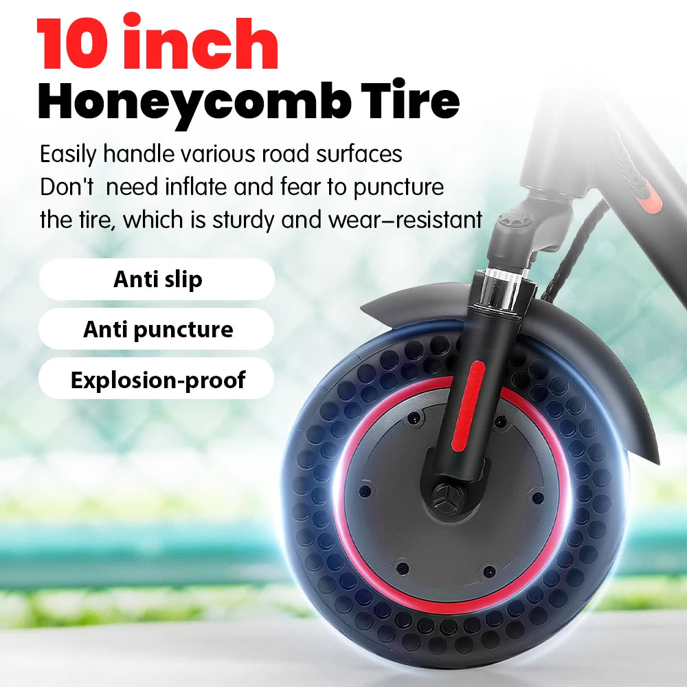 iScooter i9max Electric Scooter 36V 10Ah 500W Motor 40km Max Range 35km/h Speed 10inch Foldable Electric Kick eScooter with App - Cilla Scooters