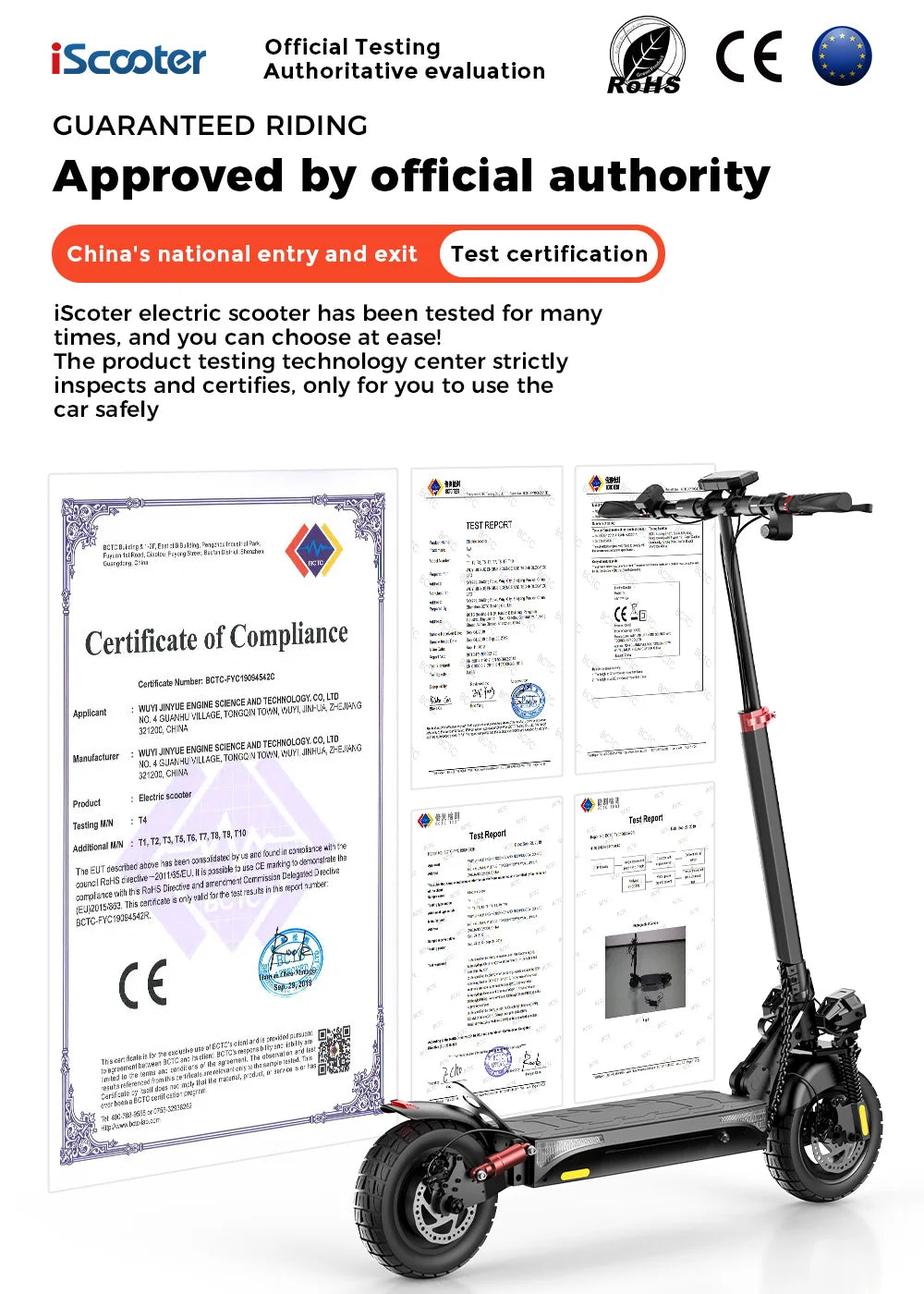 iScooter iX4 Electric Scooter 800W Motor 48V 15Ah 40-45km Range 45km/h Speed Dual Disc Brake foldable Off-Road eScooter With App - Cilla Scooters