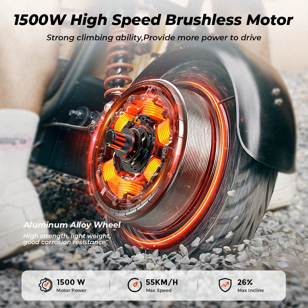 iScooter DX5 E-scooter With Seat and Basket 55KM/h - Cilla Scooters