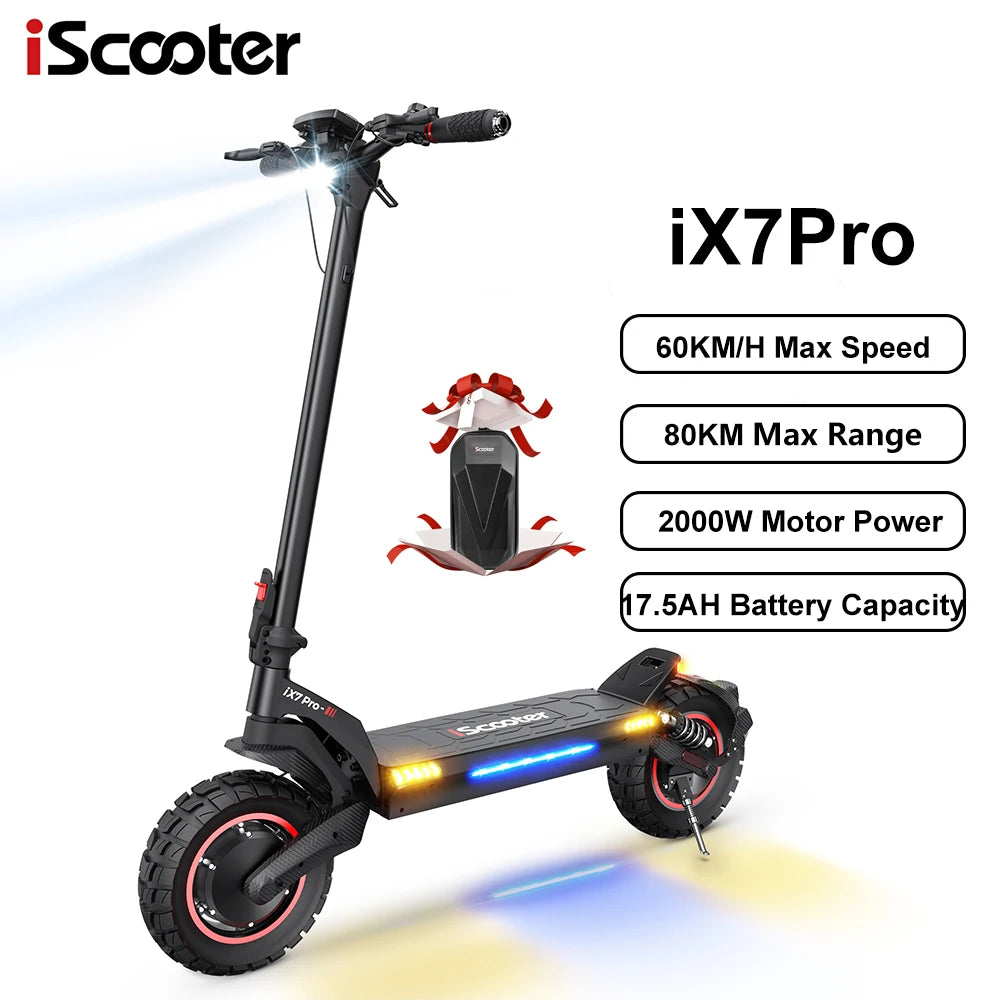 iScooter iX7Pro Foldable E-scooter 60km/h - Cilla Scooters