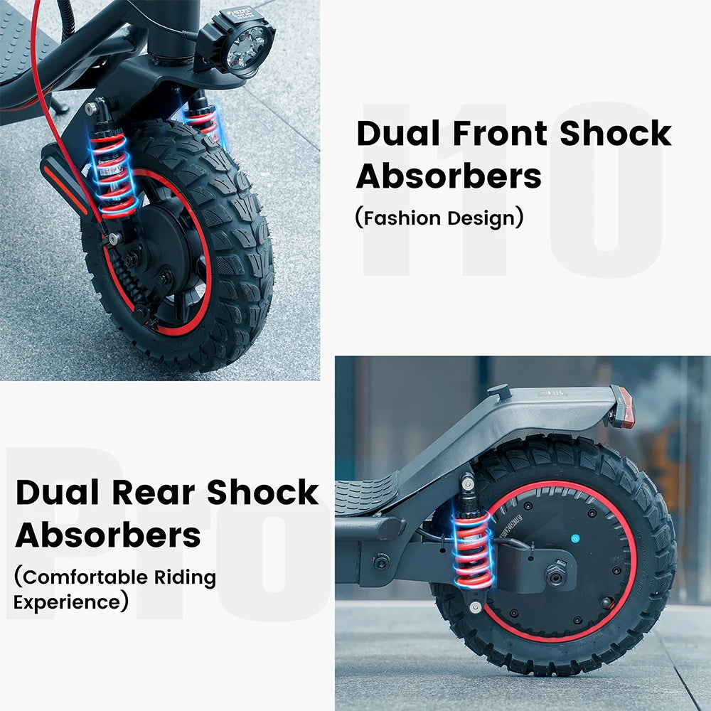 iScooter i10Pro E-scooter 45km/h with APP - Cilla Scooters