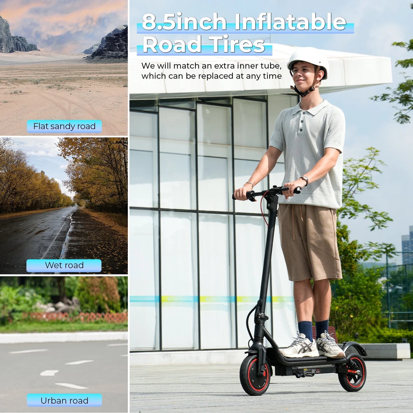 W7 E-scooter 4-Speed Modes 35km/h double shock absorbers - Cilla Scooters