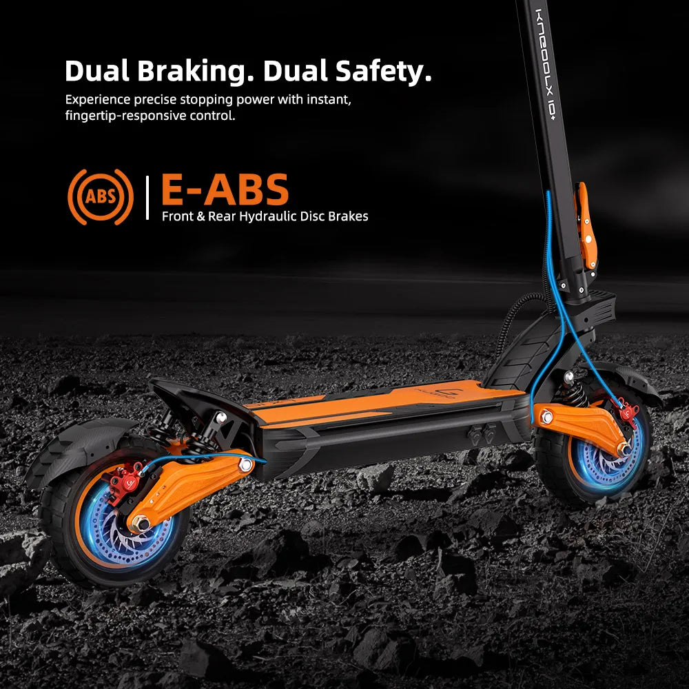 Kugoo Lx10+ Foldable E-scooter 72 Km/H Superior Comfort and All-Terrain Stability - Cilla Scooters