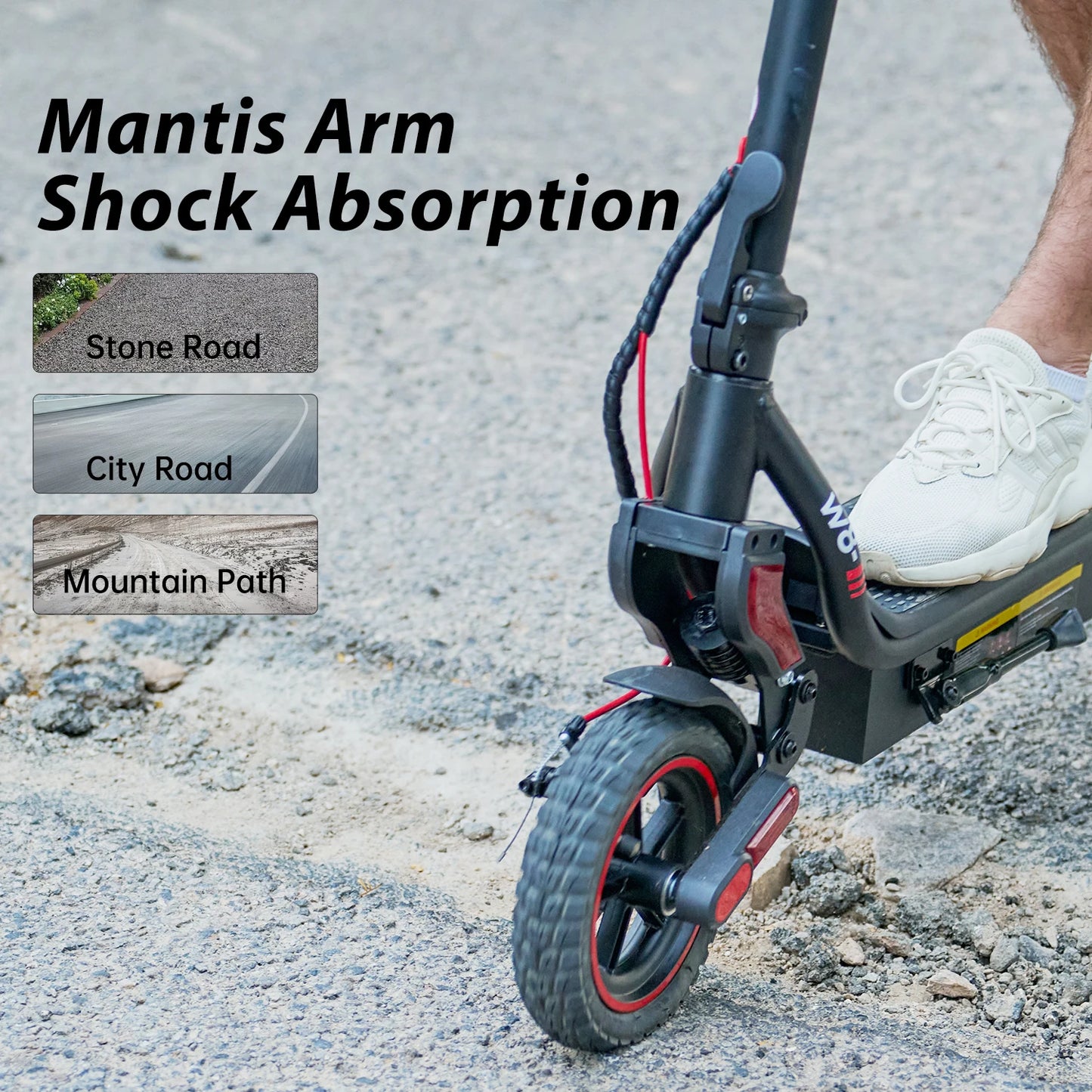 9.3 Inch W8 Electric Scooter 48V 14Ah Battery 750W Motor 30-40km Max Range 40km/h Max speed Dual Suspension E Scooters With App - Cilla Scooters