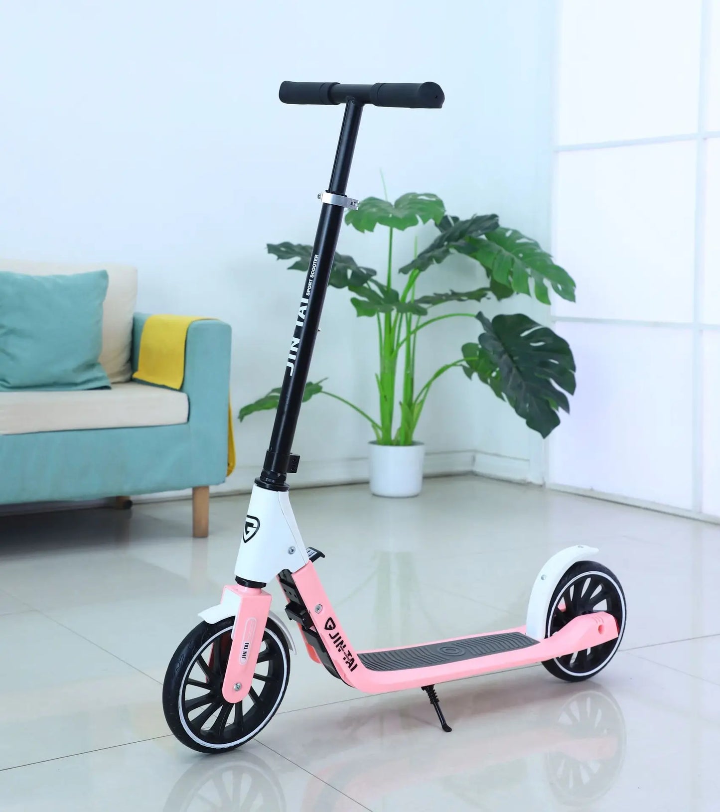 Foldable Portable Kick Scooter for Children and Teenagers One-Legged Scooter Big Two-Wheel City Work School Student Dropshipping