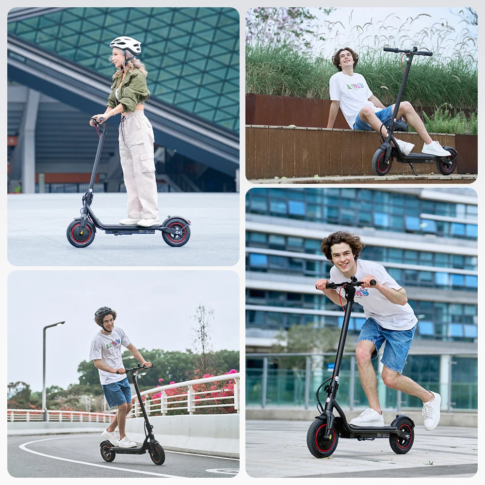 W6 Electric Scooter 10 Inch 500W Motor 36V 10.5Ah Battery 35km/h Max Speed Foldable E-Scooter With APP Dual Brakes Scooters - Cilla Scooters