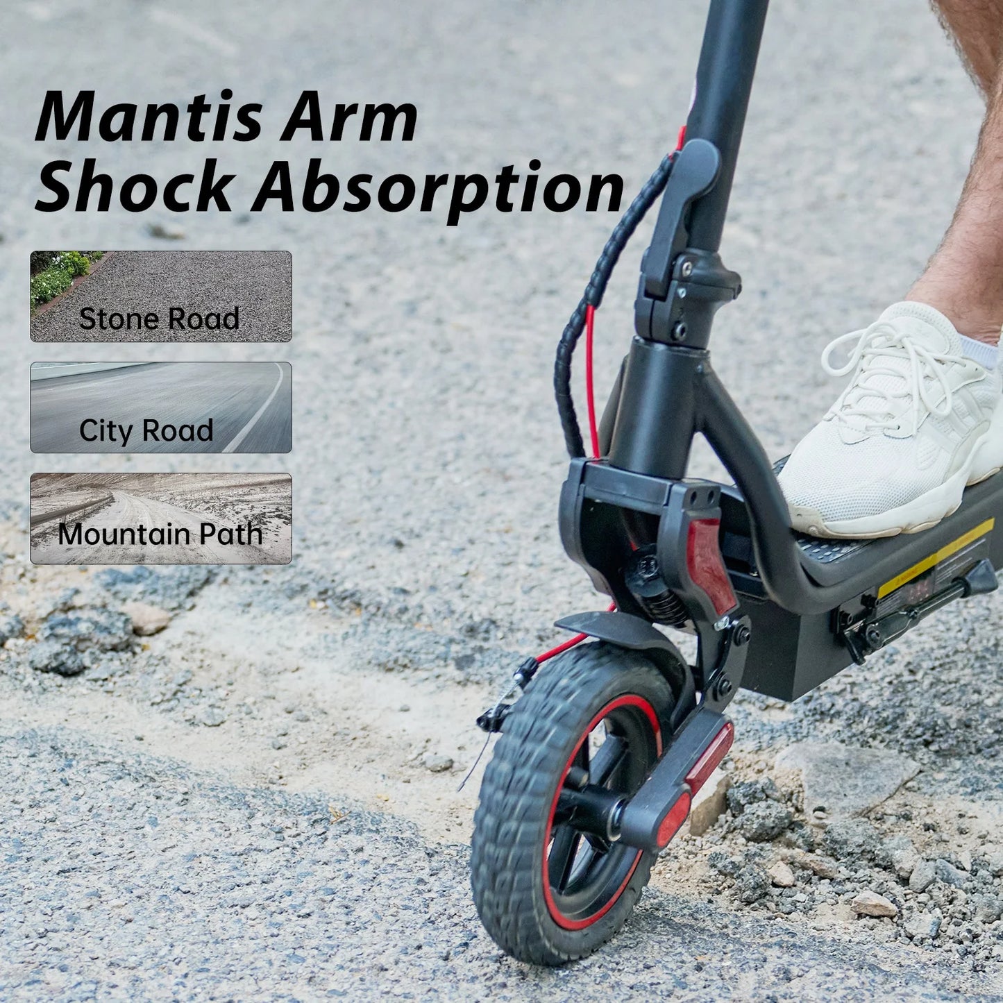 9.3 Inch W8 Electric Scooter 48V 14Ah Battery 750W Motor 30-40km Max Range 40km/h Max speed Dual Suspension E Scooters With App - Cilla Scooters