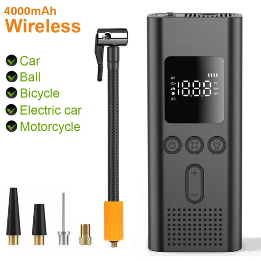 Wireless Air Pump 150psi Portable Electric Tire Inflator - Cilla Scooters