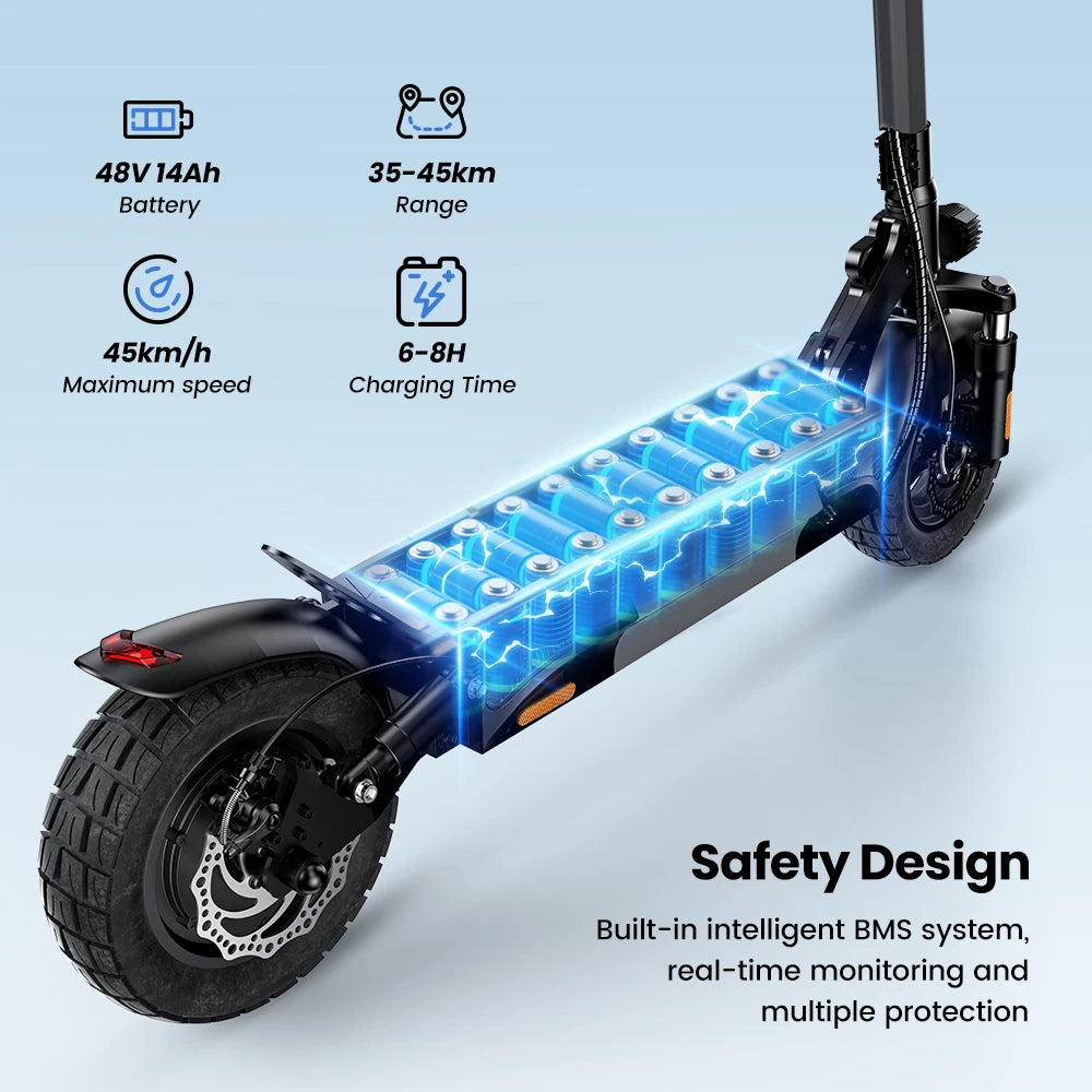 iScooter W9 E-scooter 45km/h Dual Disc Brakes - Cilla Scooters