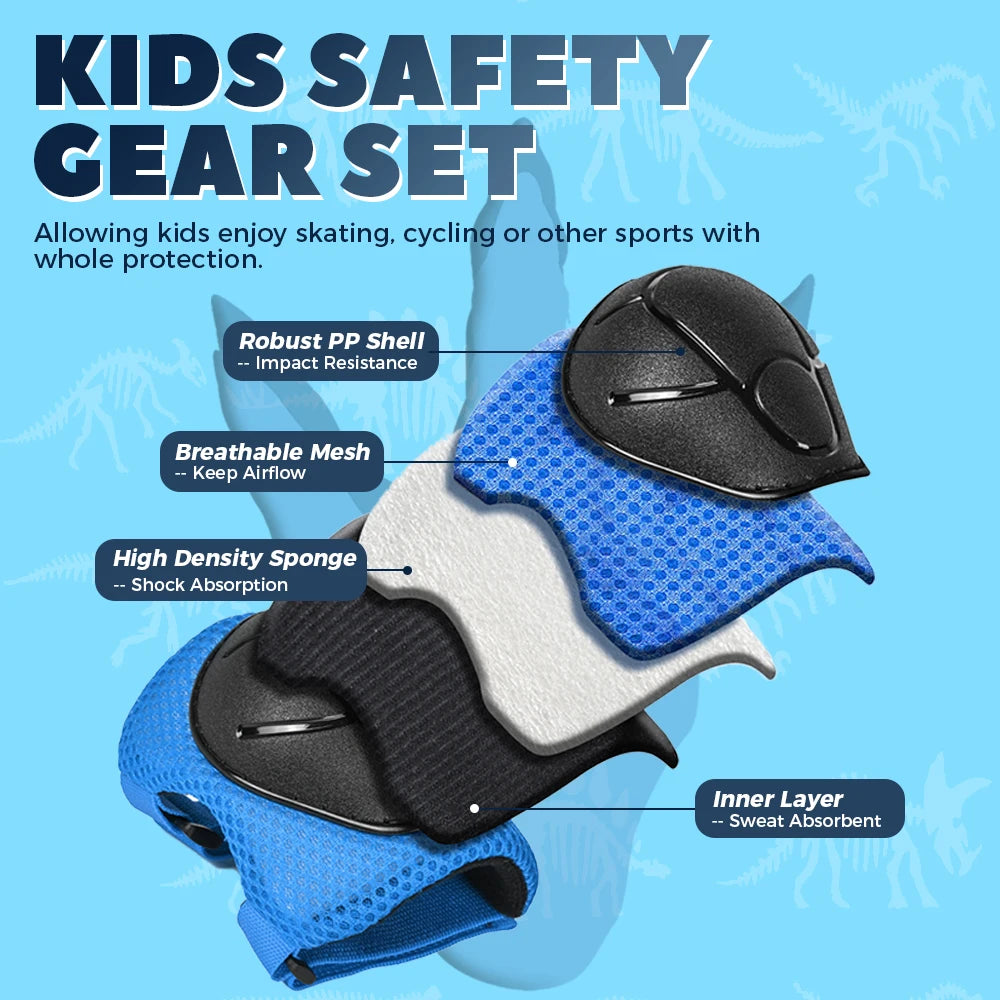 Protection kit for kids Head, Knee and Elbow Pad Sets