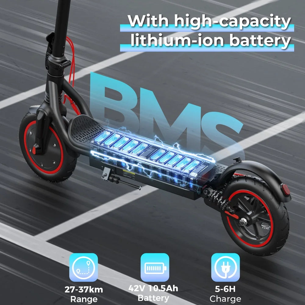 W7 E-scooter 4-Speed Modes 35km/h double shock absorbers - Cilla Scooters