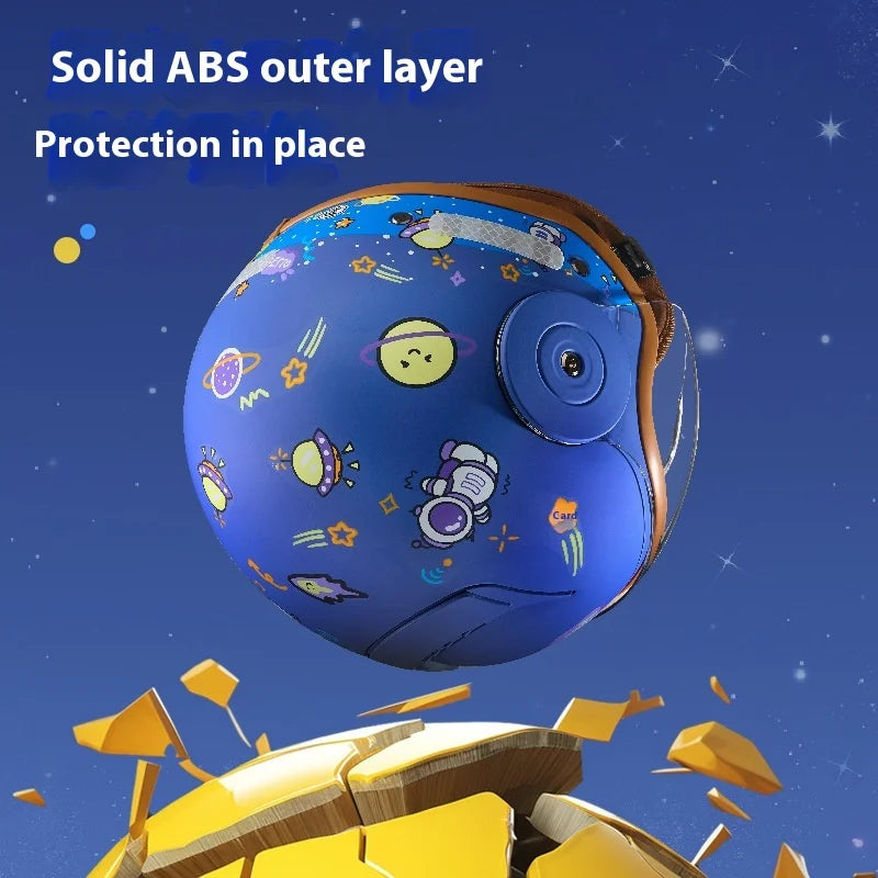 Children`s Helmet Cartoon - Cilla Scooters