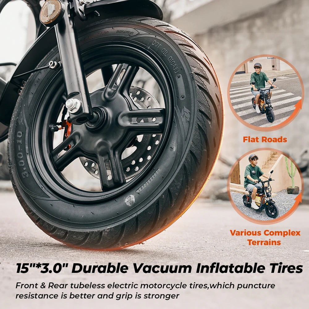 iScooter DX5 E-scooter With Seat and Basket 55KM/h - Cilla Scooters