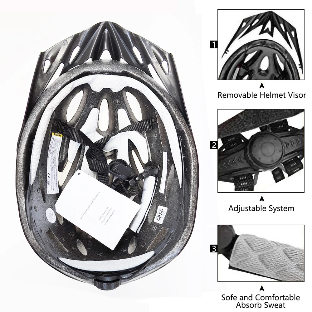 PMT New Cycling Helmet Comfort Lightweight - Cilla Scooters