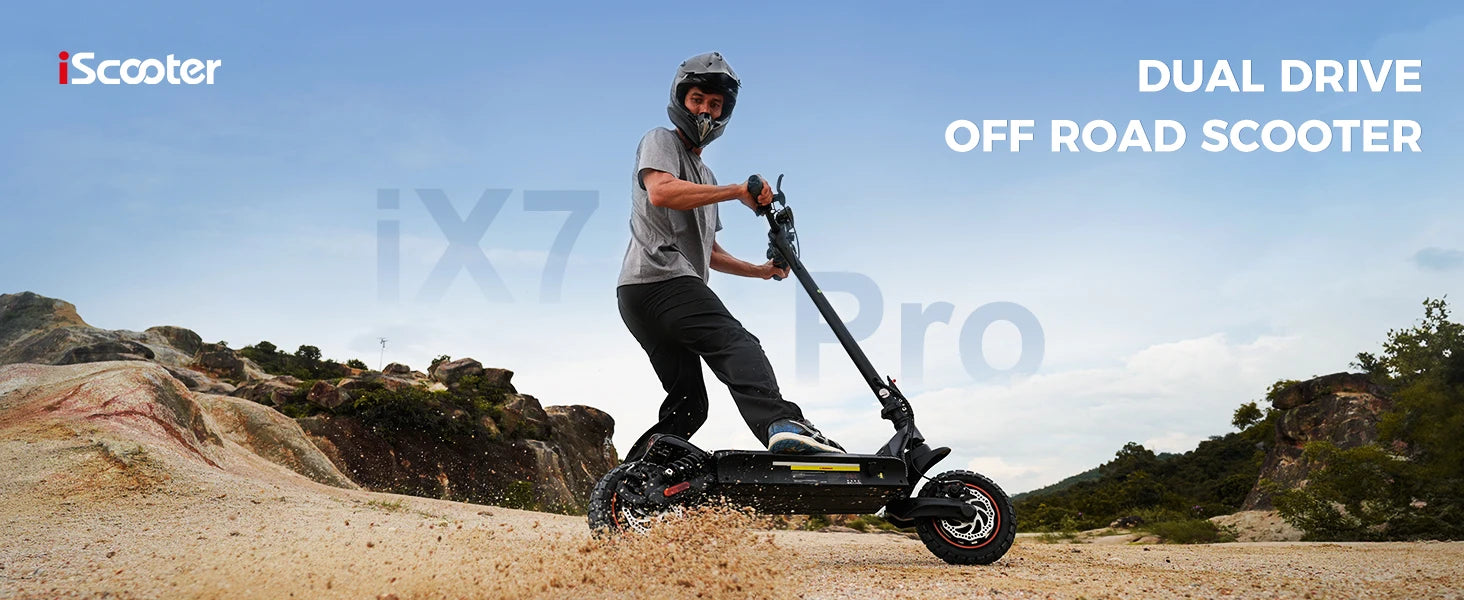 iScooter iX7Pro Foldable E-scooter 60km/h - Cilla Scooters