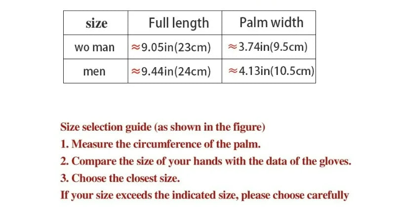 Winter Cycling Gloves for Men And Women Anti-Slip Touch Screen Compatible Windproof Lining Warm Outdoor Sports Gloves