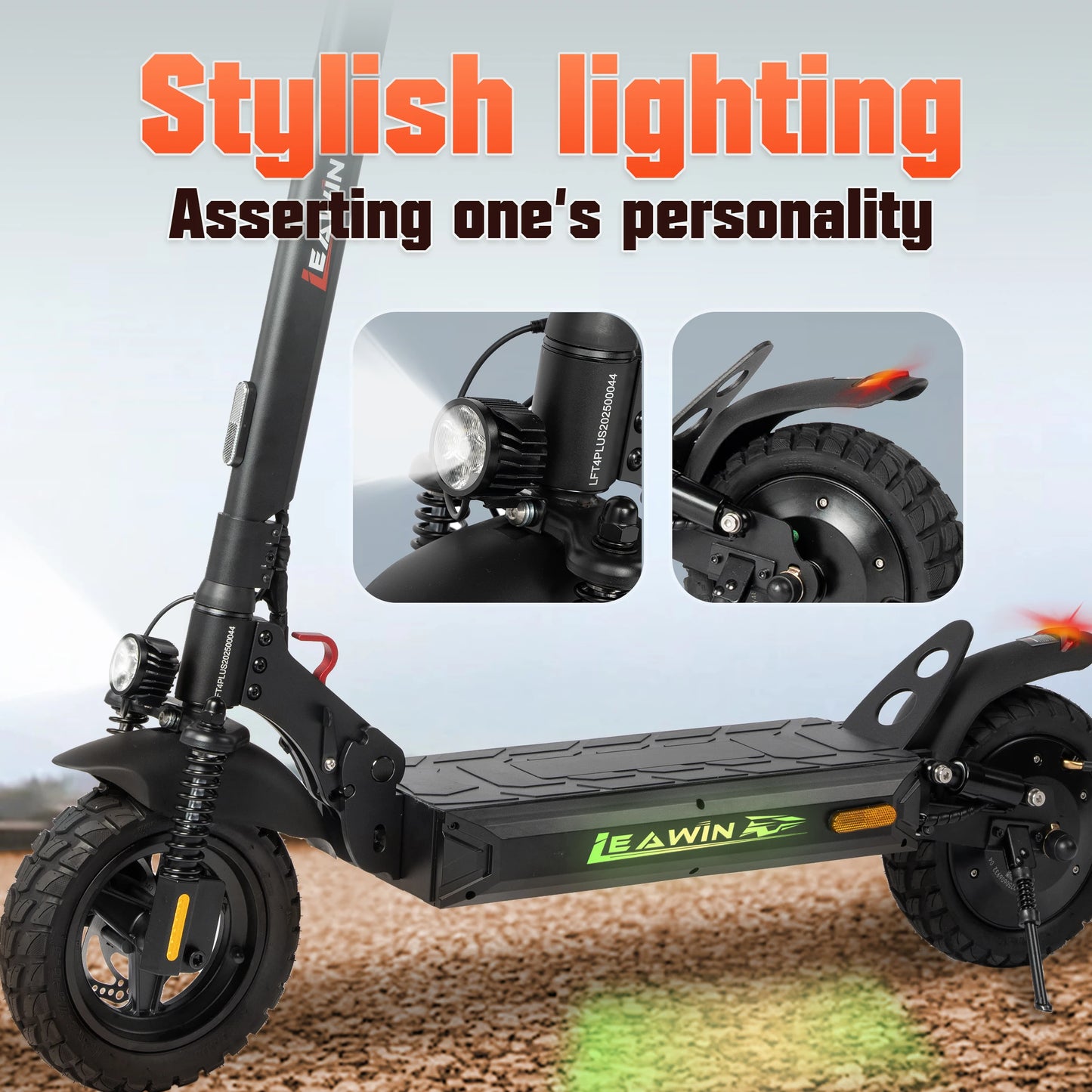 vankel 10 Inch Electric Scooter 800W Motor 48V18.2 Ah Battery Foldable E-scooter Smart LCD Display Scooter with Shock Absorber - Cilla Scooters