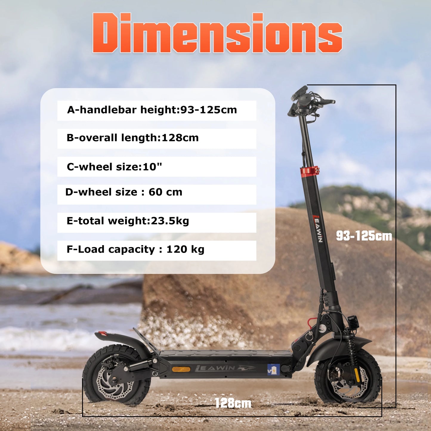 vankel 10 Inch Electric Scooter 800W Motor 48V18.2 Ah Battery Foldable E-scooter Smart LCD Display Scooter with Shock Absorber - Cilla Scooters