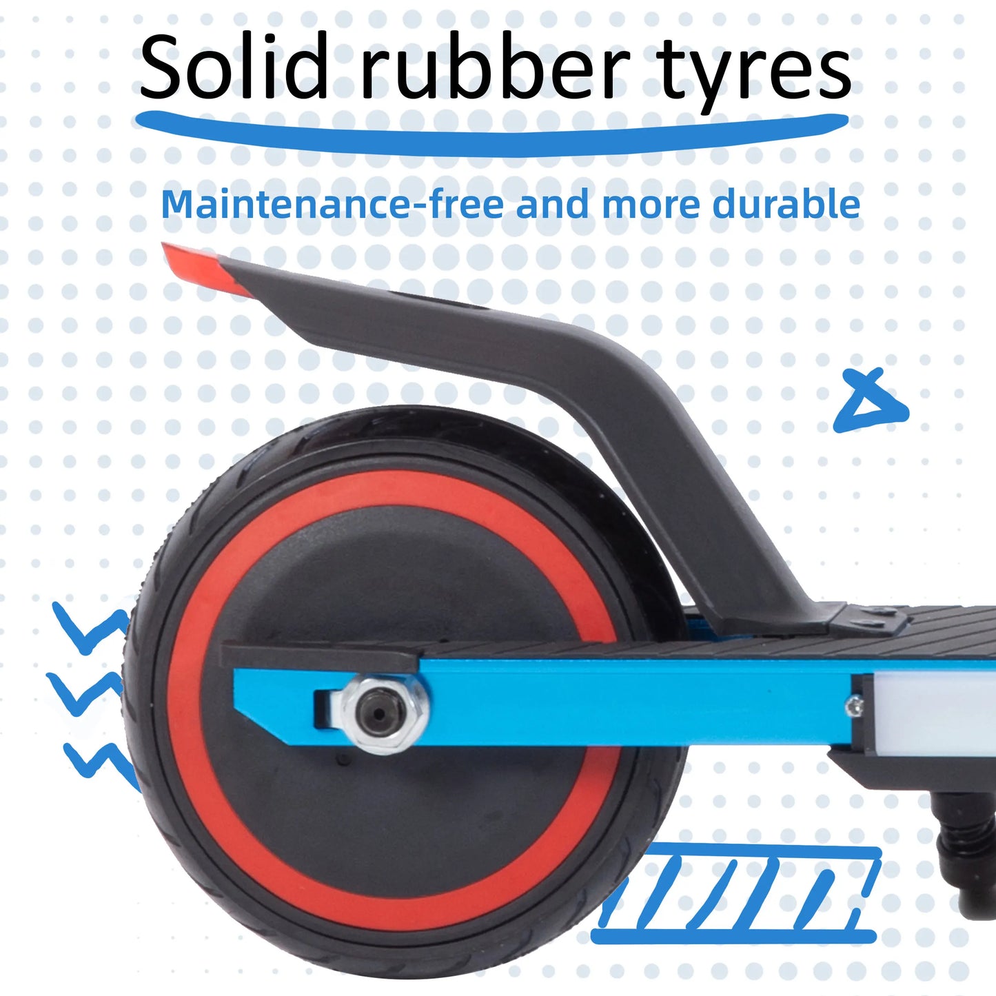 Vankel Electric Scooter for Child 6.5" Folding E-Scooter Kids 6–12 Years, 150W Motor, 60Wh Scooter Max Range 5–8km Boys Girls