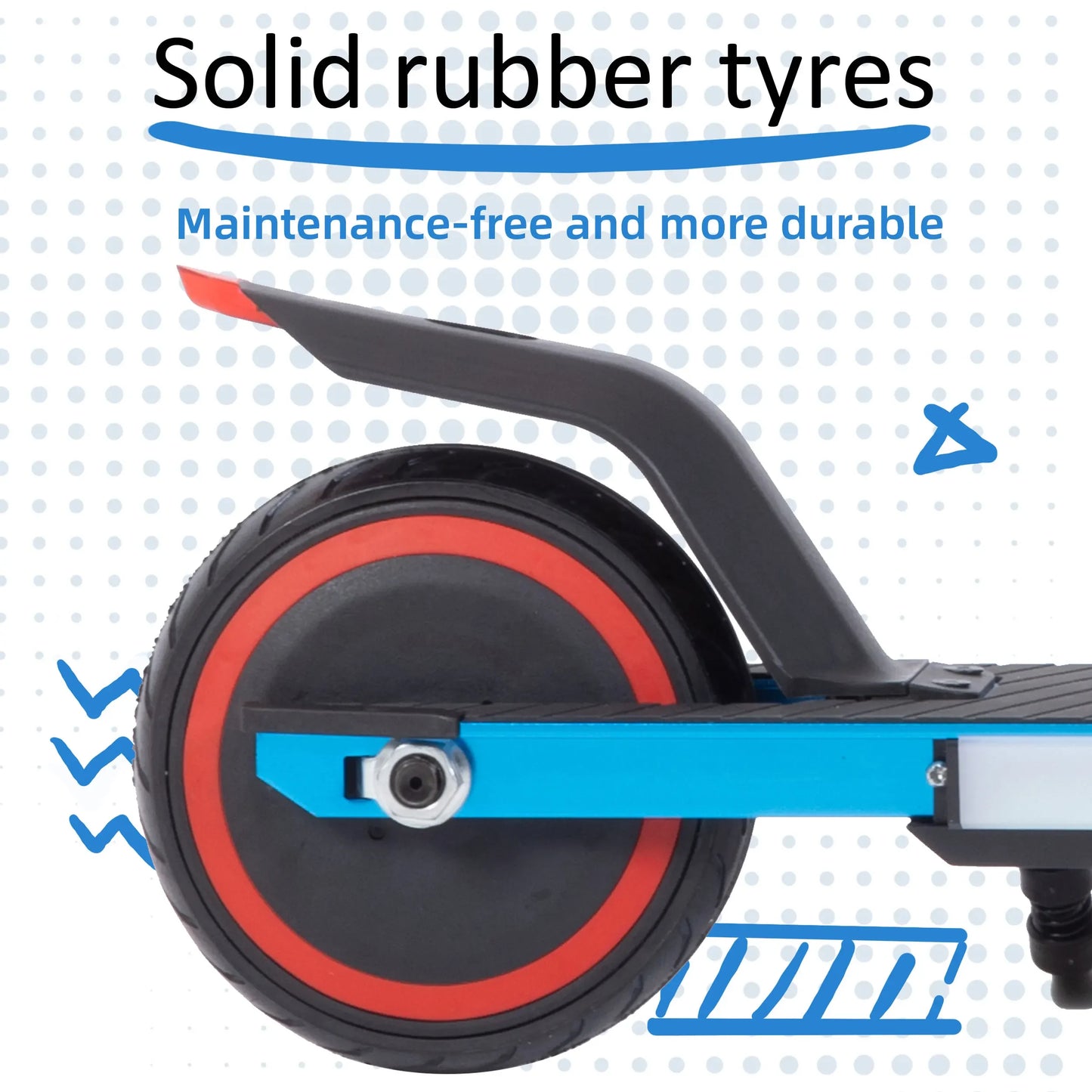 Vankel foldable E-Scooter for Kids 6–12 Years 12Km/h - Cilla Scooters