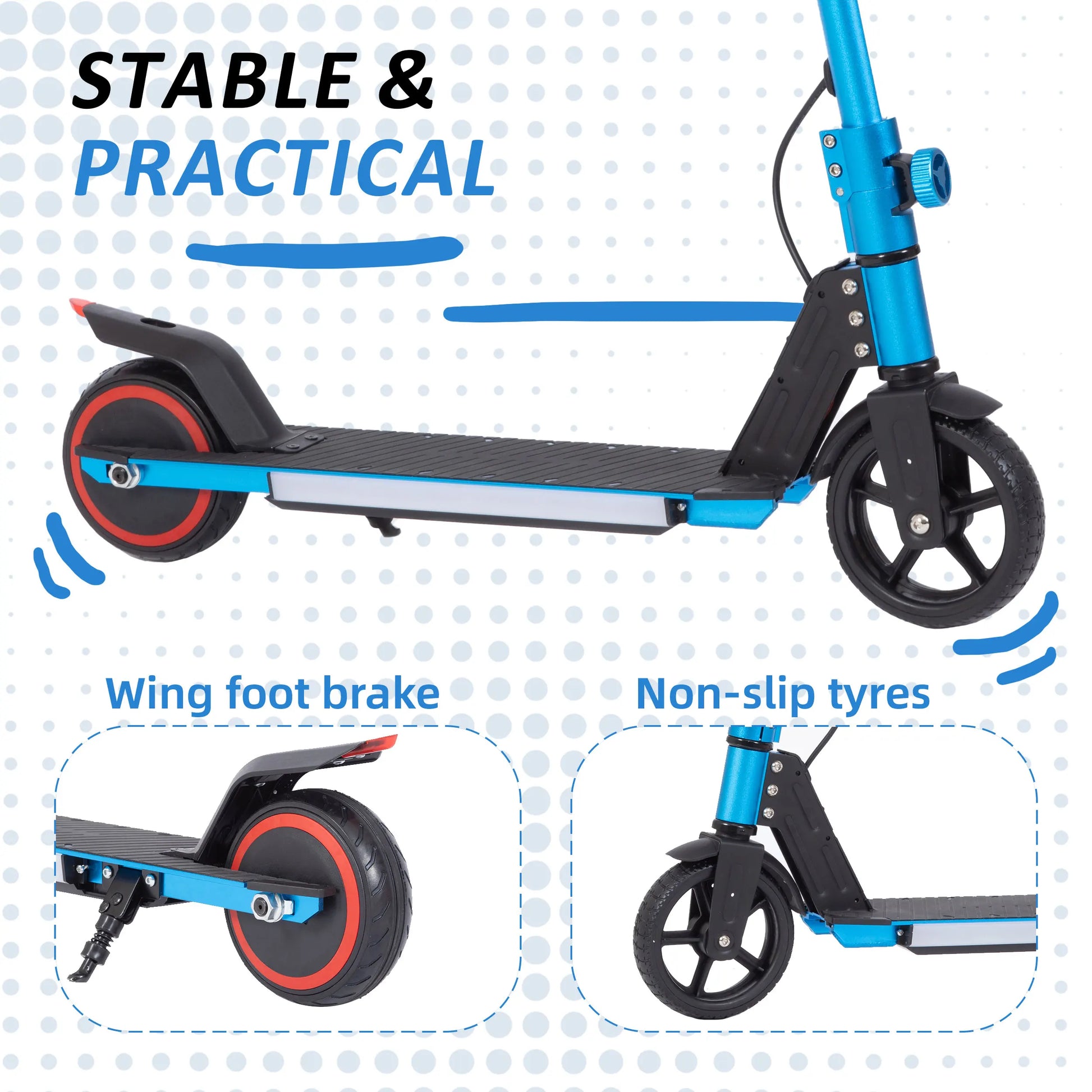 Kids Foldable E-scooter Vankel S32 12Km/h - Cilla Scooters