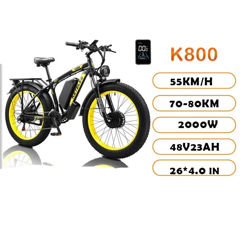 E-bike KETELES K800 55Km/h - Cilla Scooters