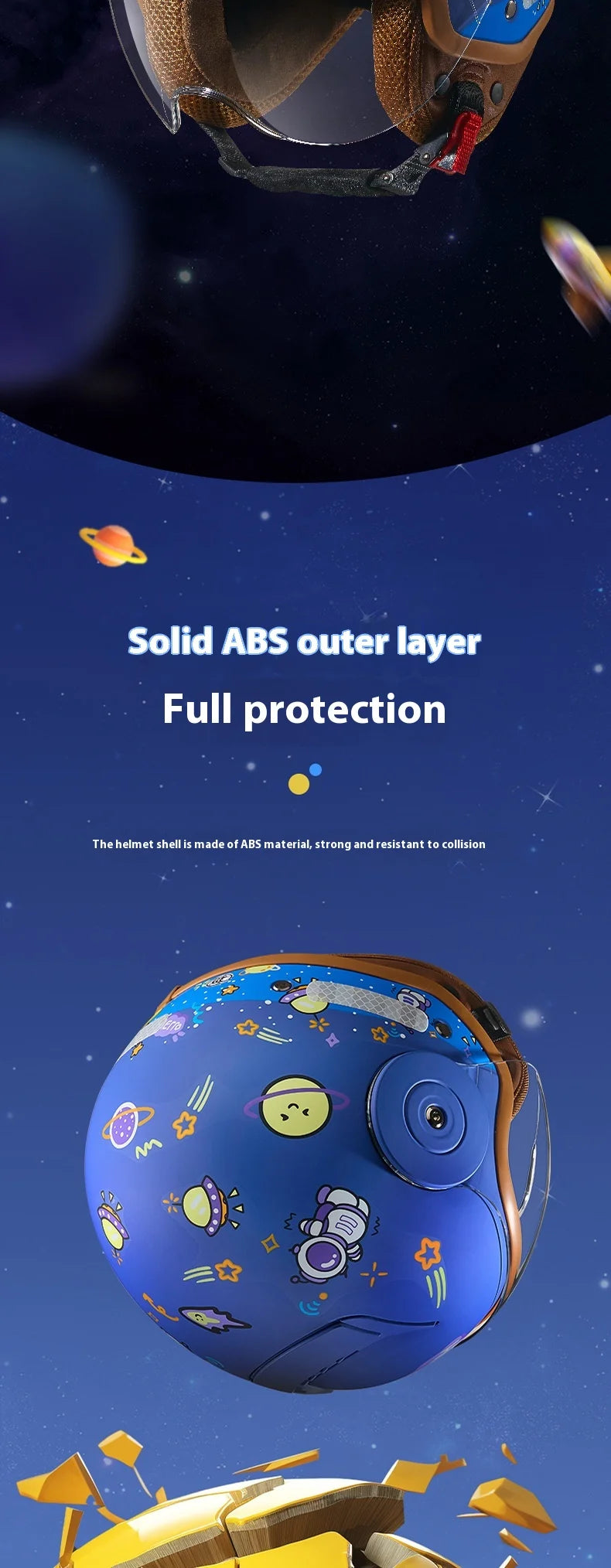 Children`s Helmet Cartoon - Cilla Scooters