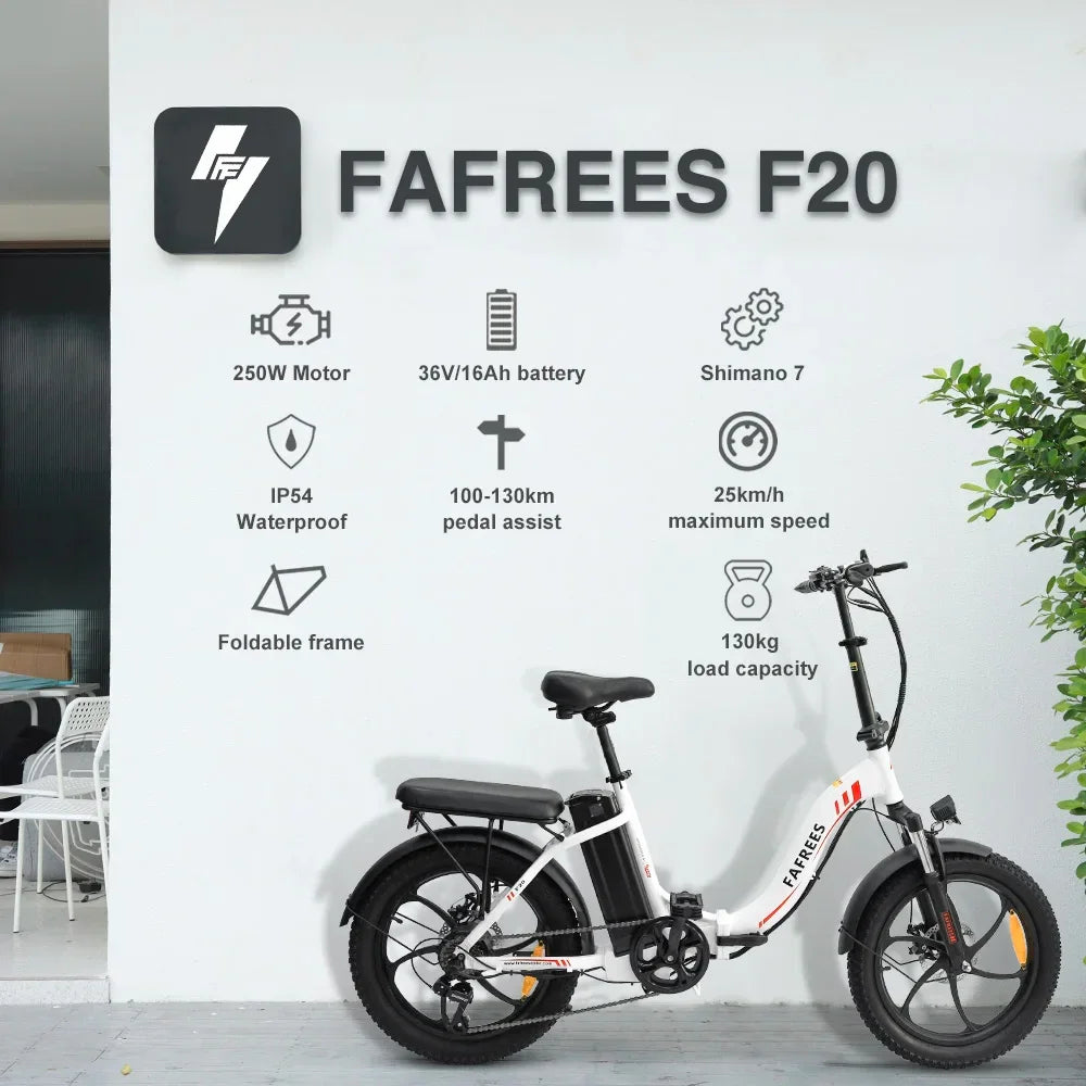 E-bike Fafrees F20 foldable 25Km/h - Cilla Scooters