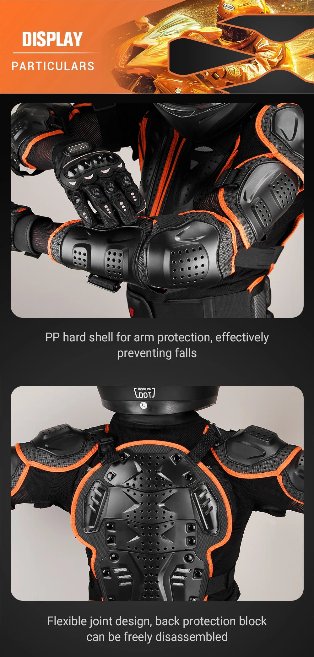 New Motorcycle Jackets Men's Full Body Armor Protection Jackets Motocross Enduro Racing Moto Protective Equipment Clothes S-4XL - Cilla Scooters