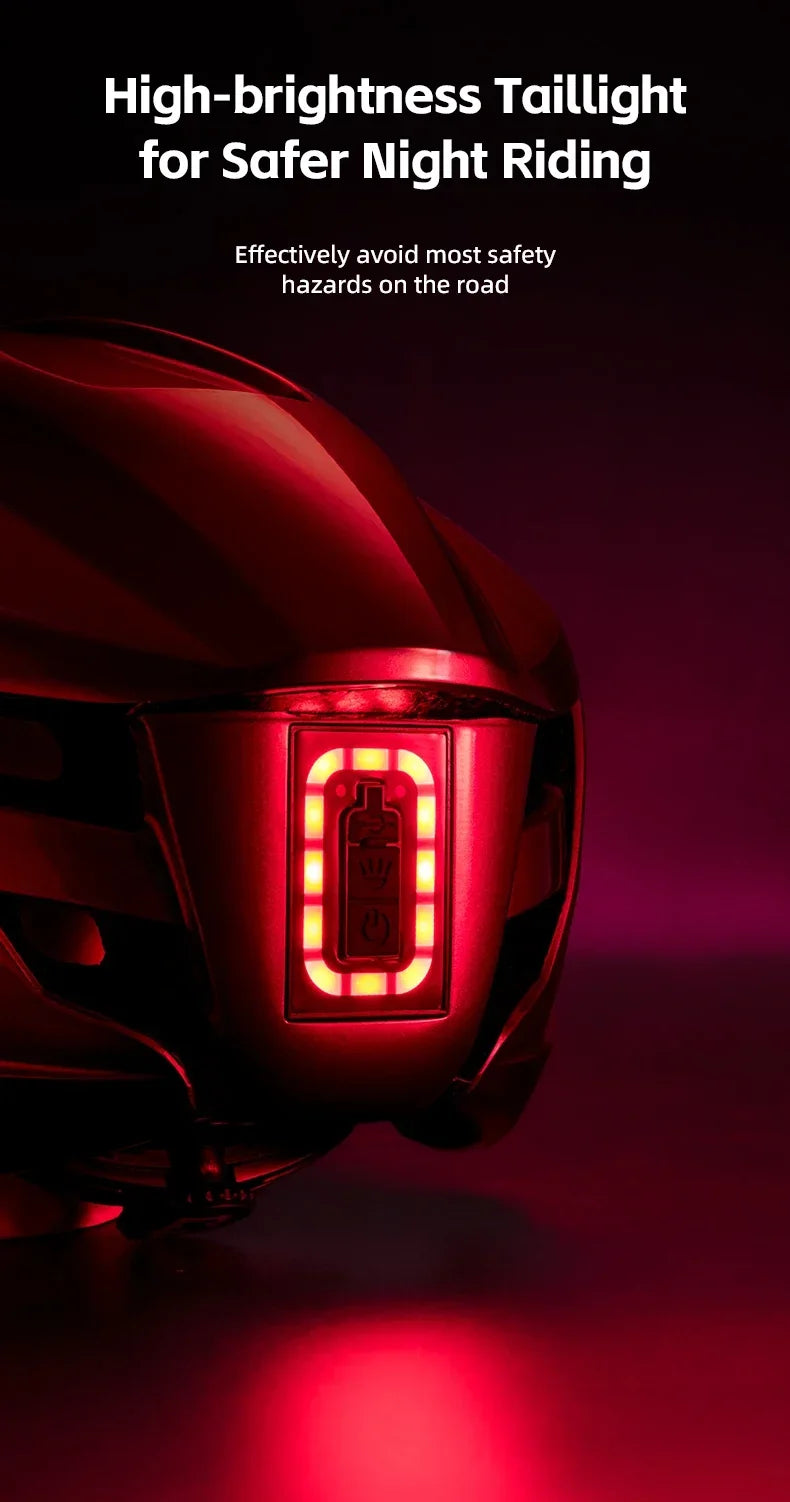 Bicycle Light Helmet Type-C Charging - Cilla Scooters