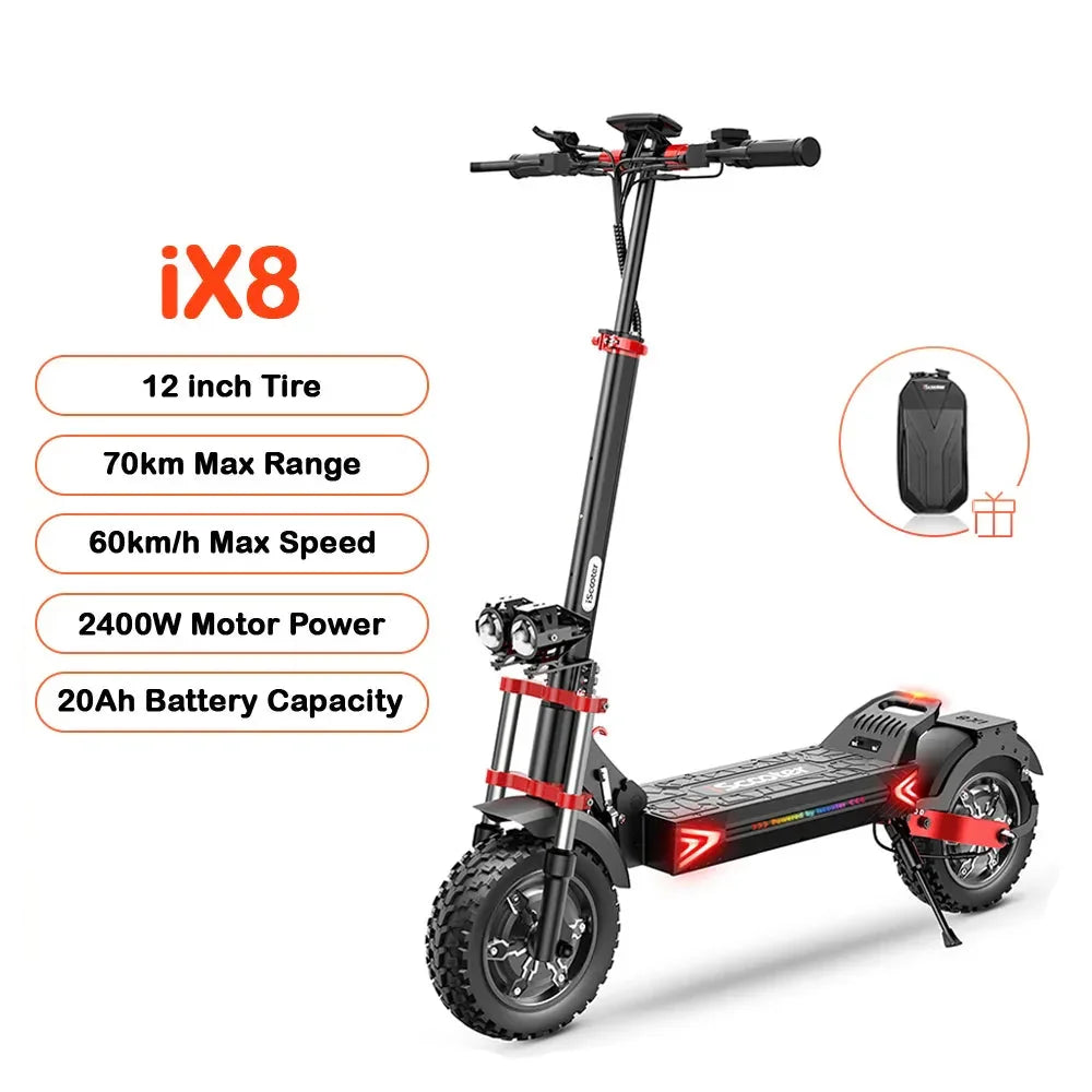 iScooter iX8 Dual Motor 60km/h - Cilla Scooters