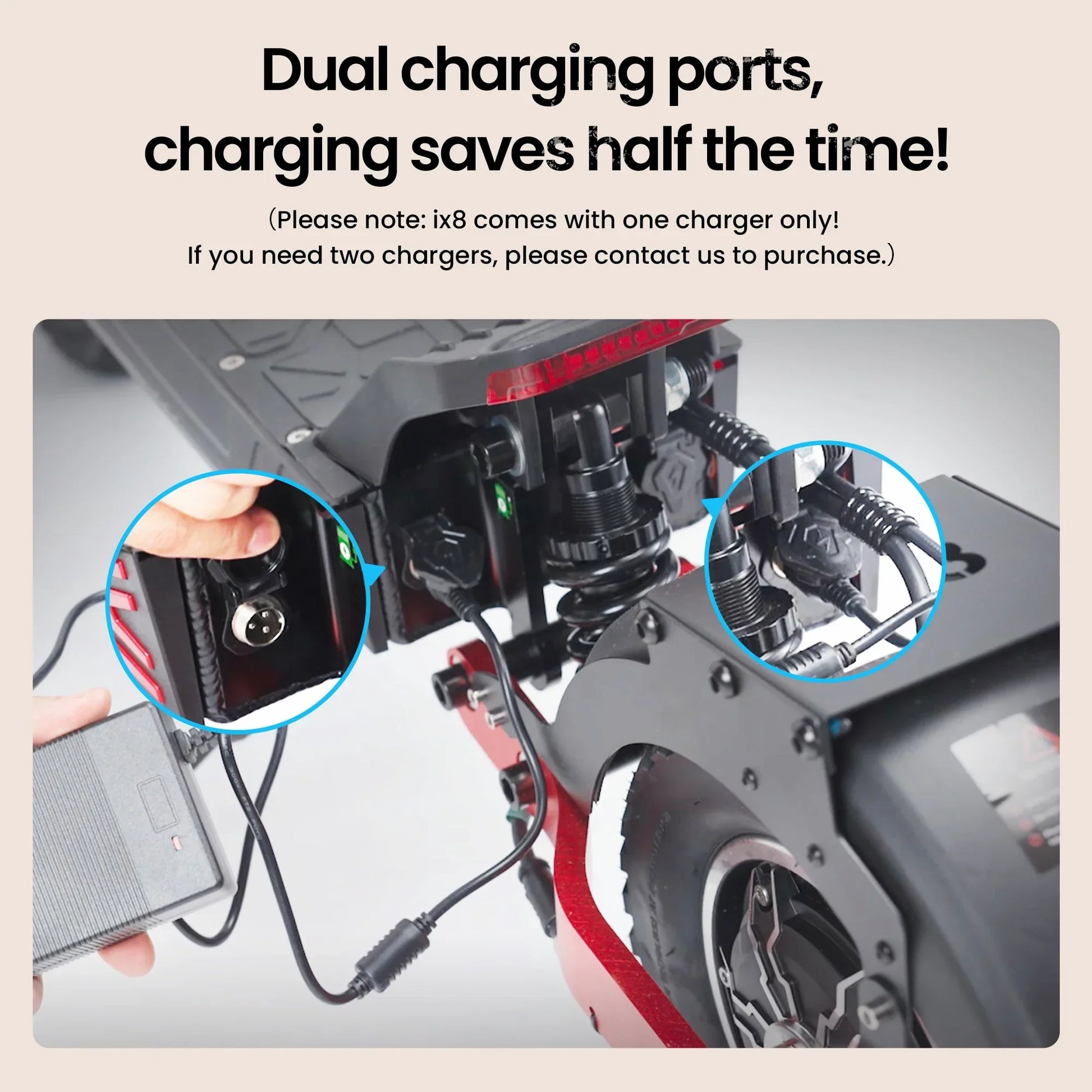 iScooter iX8 Dual Motor 60km/h - Cilla Scooters