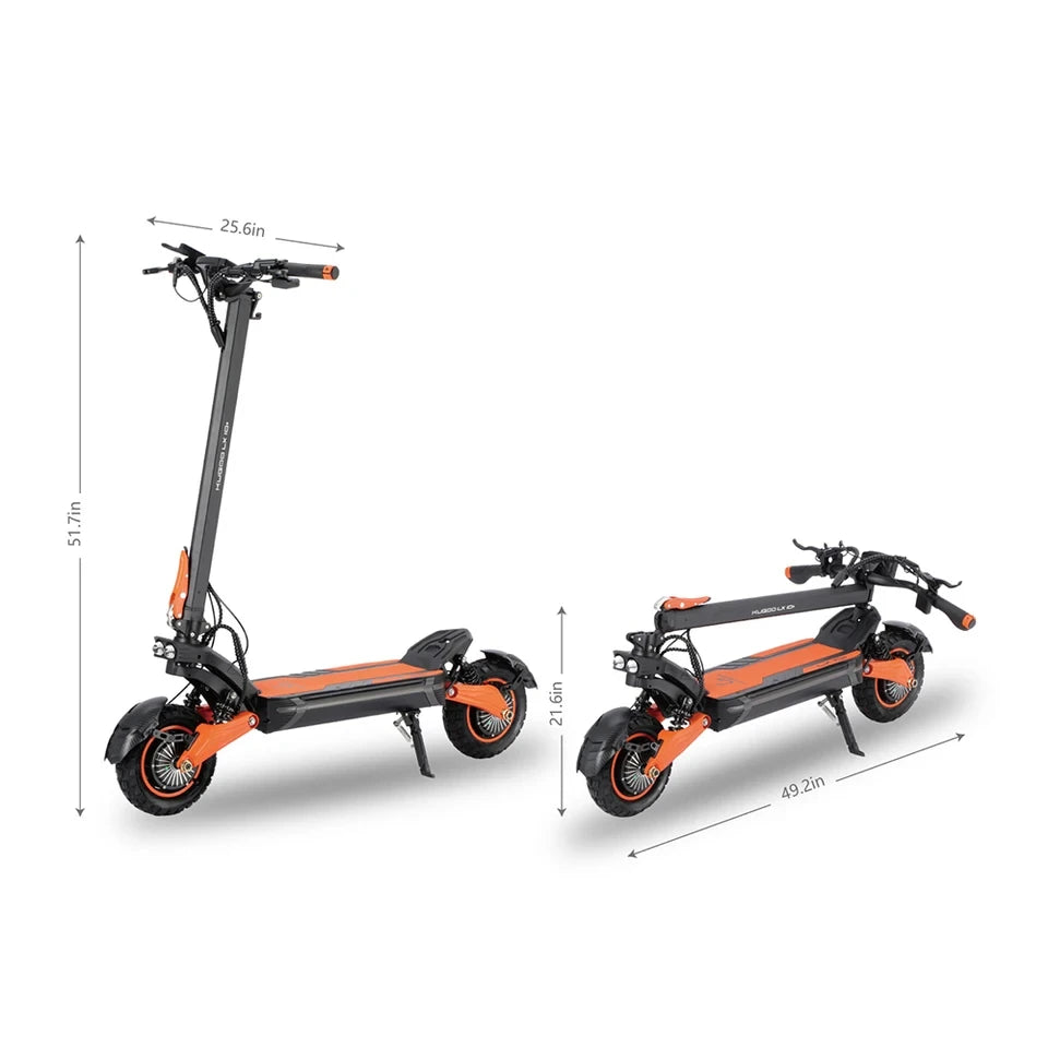Kugoo Lx10+ Foldable E-scooter 72 Km/H Superior Comfort and All-Terrain Stability - Cilla Scooters