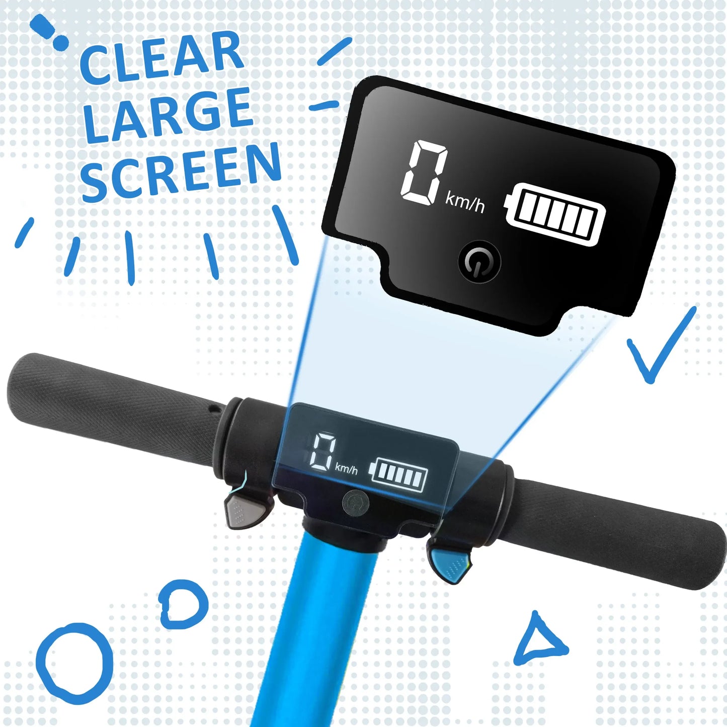 Vankel foldable E-Scooter for Kids 6–12 Years 12Km/h - Cilla Scooters