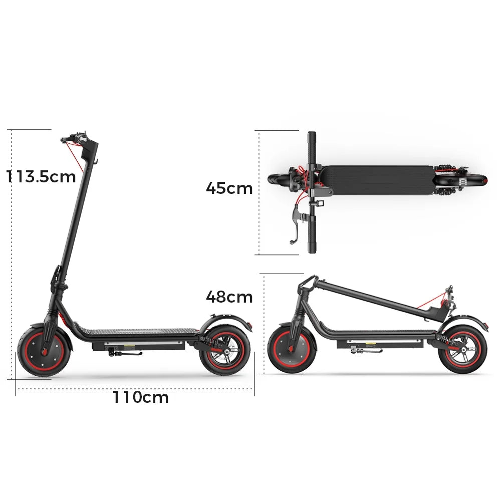 W7 E-scooter 4-Speed Modes 35km/h double shock absorbers - Cilla Scooters