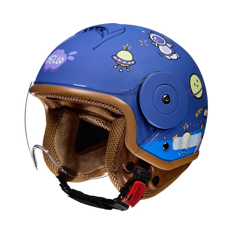 Children`s Helmet Cartoon