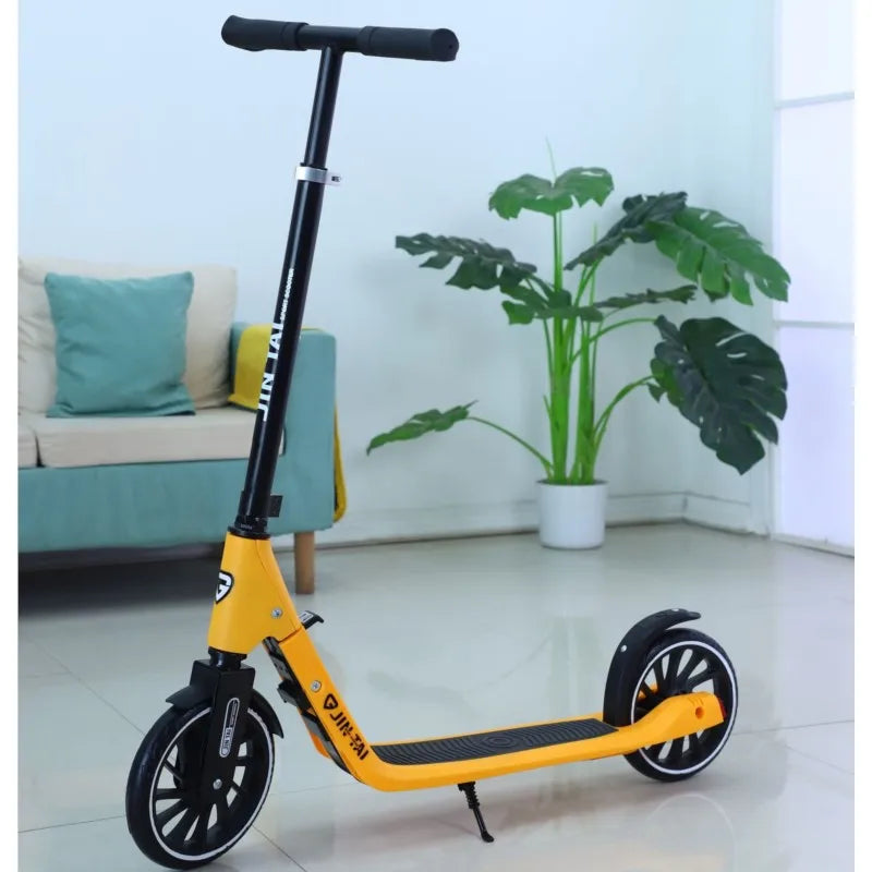 Foldable Portable Kick Scooter for Children and Teenagers One-Legged Scooter Big Two-Wheel City Work School Student Dropshipping