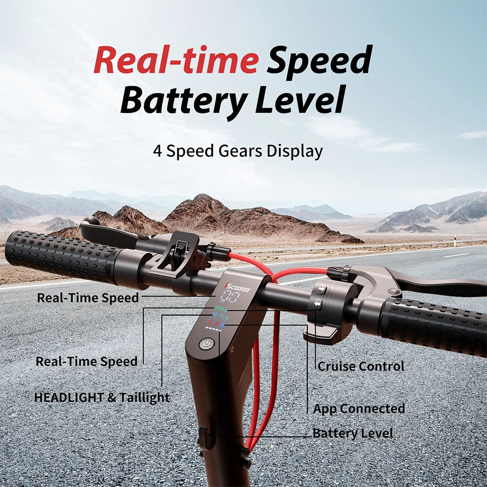 9.3 Inch W8 Electric Scooter 48V 14Ah Battery 750W Motor 30-40km Max Range 40km/h Max speed Dual Suspension E Scooters With App - Cilla Scooters