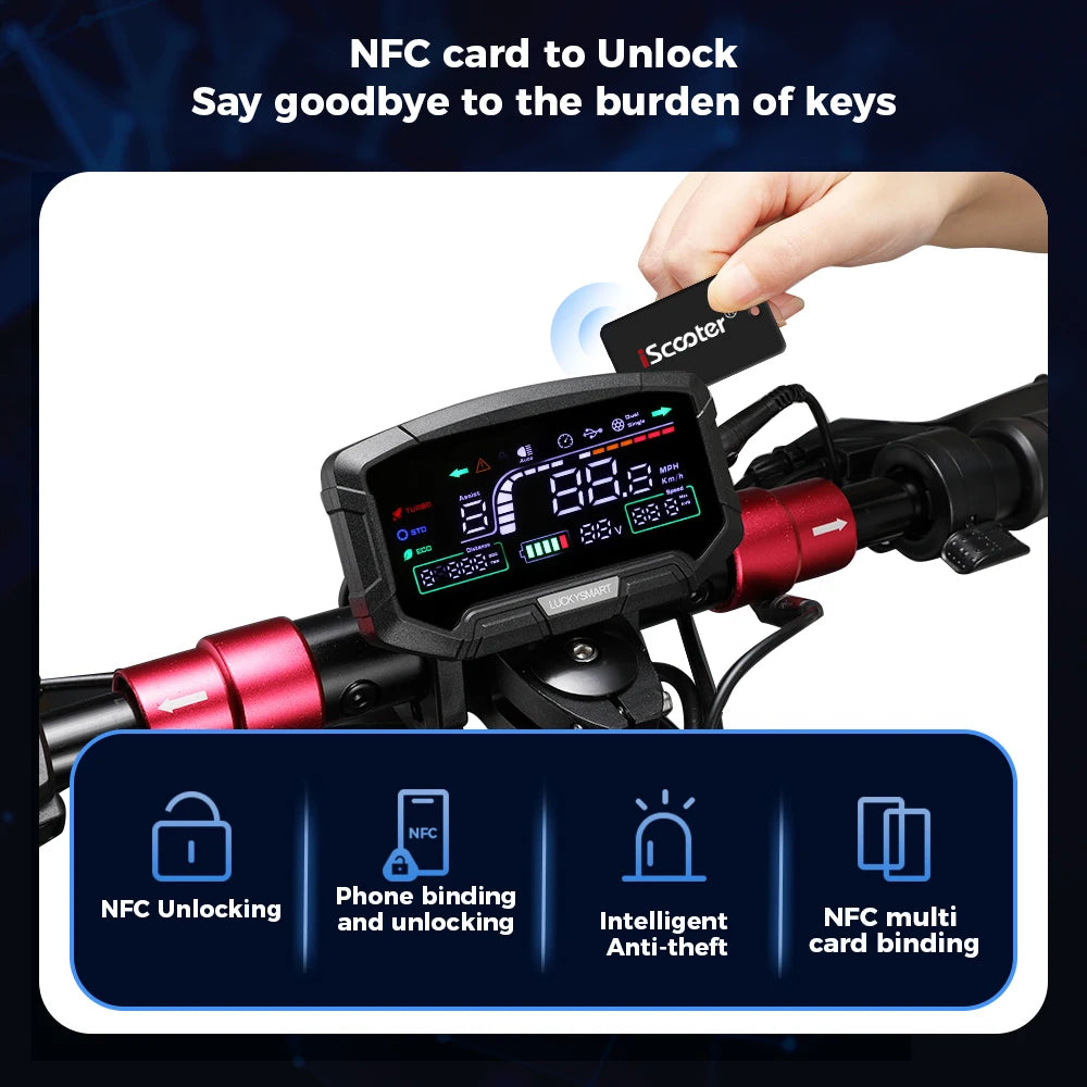 iScooter Foldable E-scooter Off-Road 45km/h - Cilla Scooters