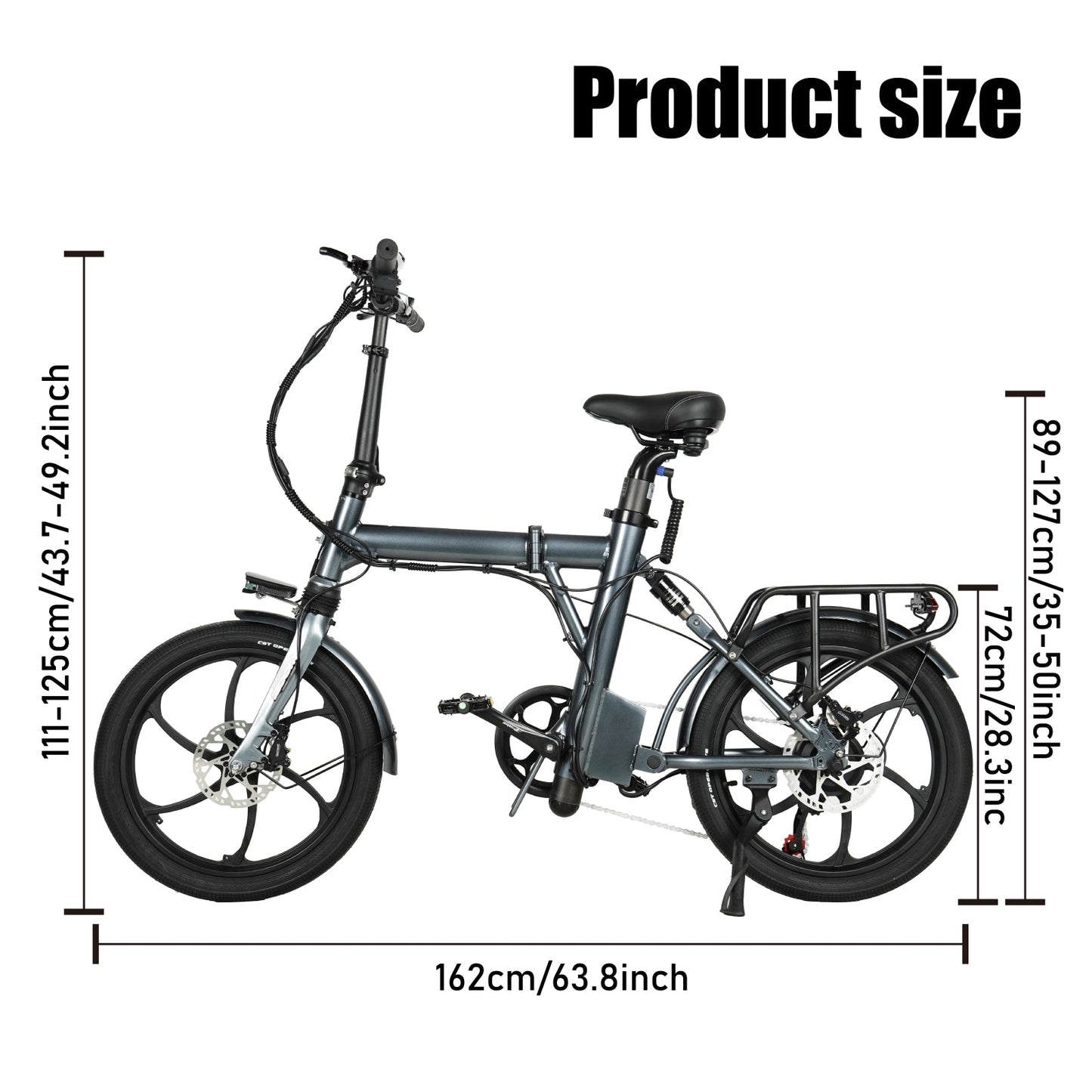 Em20 Foldable E-bike 25km/h - Cilla Scooters