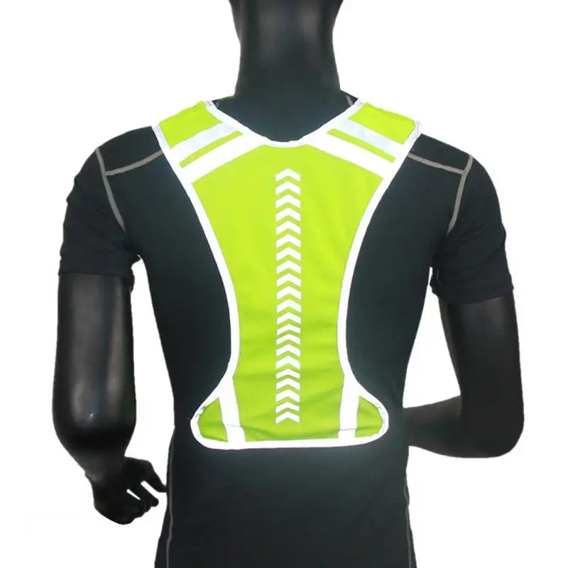 Reflective Outdoor Cycling Safety Protective Vest Bike Bicycle Harness Night Running Jogging Vest Men Women