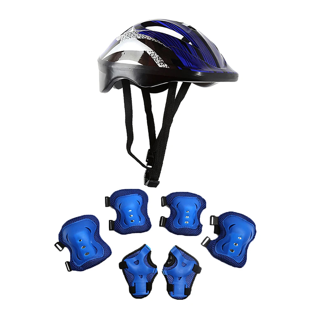 Kids protection Helmet Knee Elbow Wrist Pads