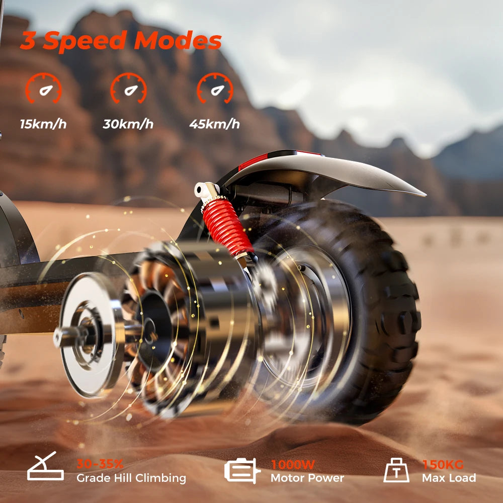 iScooter E-scooter 45km/h Anti-skid Off-Road Tire Scooters - Cilla Scooters