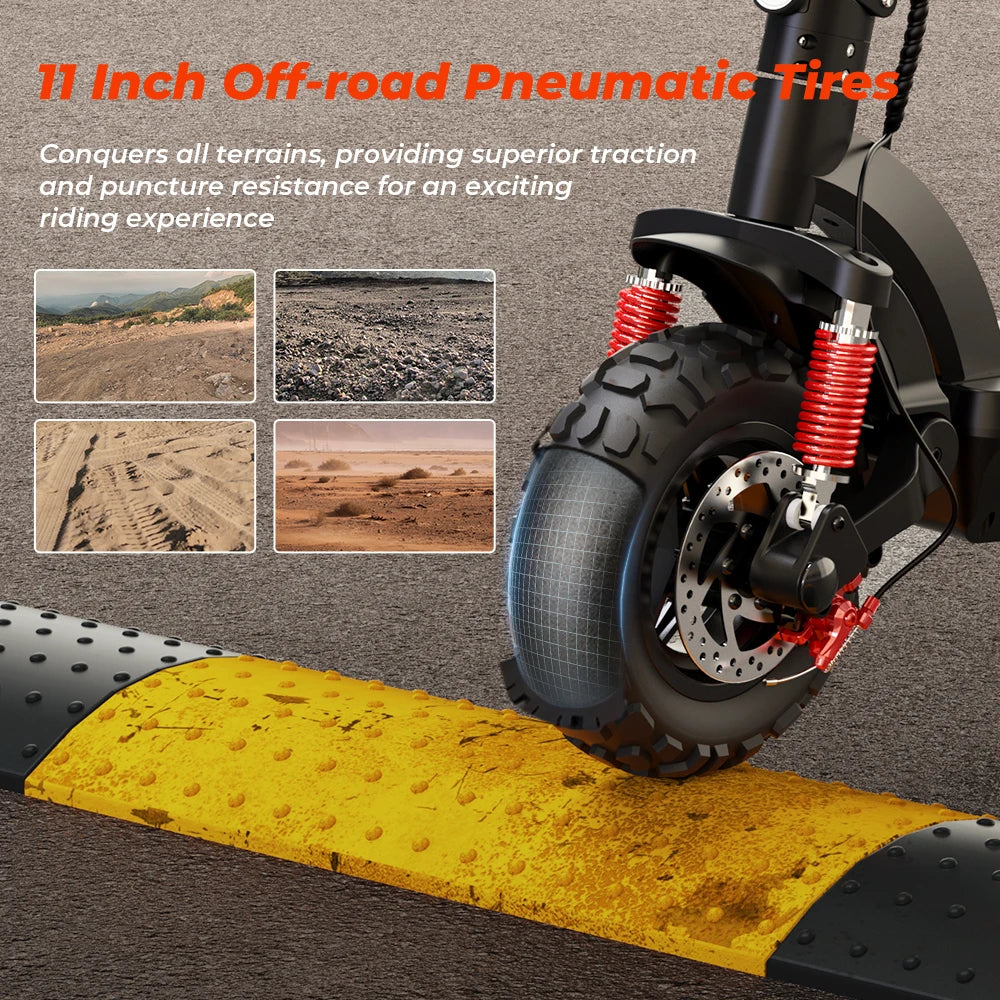 iScooter E-scooter 45km/h Anti-skid Off-Road Tire Scooters - Cilla Scooters