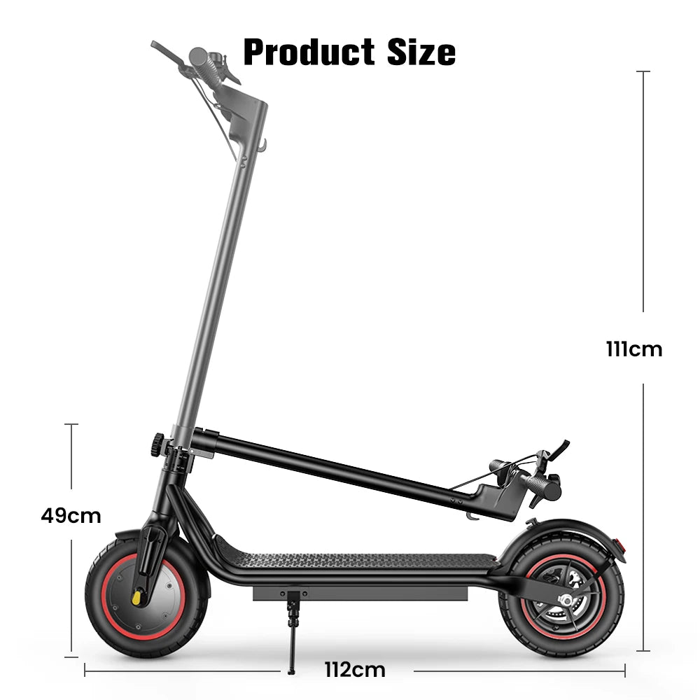 W6 Electric Scooter 10 Inch 500W Motor 36V 10.5Ah Battery 35km/h Max Speed Foldable E-Scooter With APP Dual Brakes Scooters - Cilla Scooters