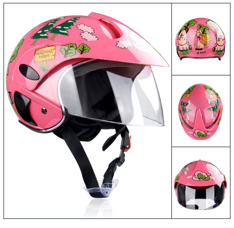 Child Motorcycle Helmet 3-9 Years Abs Unisex Safety Motocross Helmet Casco Motocross Bicycle Downhill Capacete ATV Cross Helmet